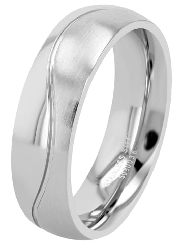Adeliás Herren Ring aus Edelstahl in silber