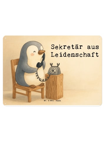 Mr. & Mrs. Panda tafel Sekretär Leidenschaft Design mit Spruch in Weiß