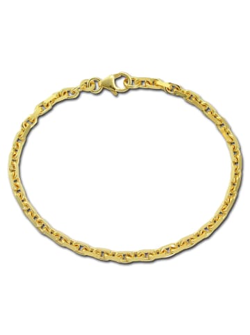 GoldDream 333 Gelbgold - 8 Karat Damen GoldDream Armbänder Anker diamantiert ca. 18,7cm
