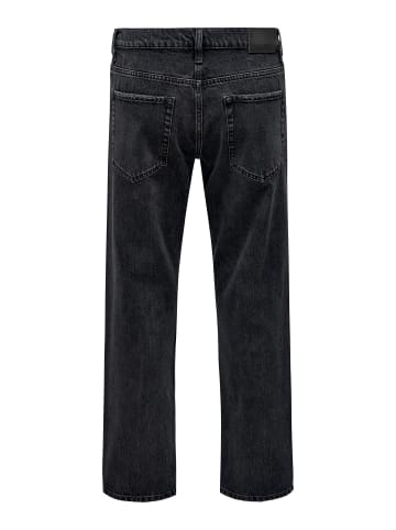 ONLY & SONS Normal geschnitten jeans in Black Denim