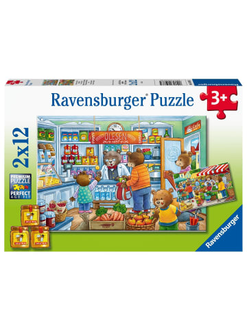 Ravensburger Ravensburger Kinderpuzzle - 05076 Komm, wir gehen einkaufen - Puzzle für...