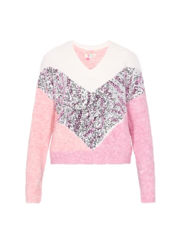 IZIA Women Sweater in offwhite pink