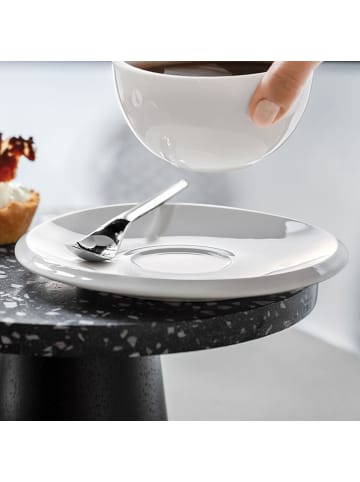 Villeroy & Boch Kaffeeuntertasse 6 Stk NewMoon in weiß