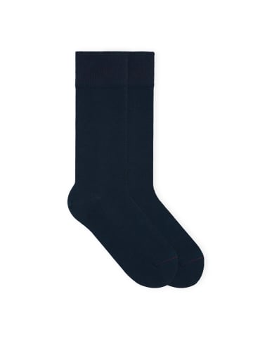 von Jungfeld Classic Socken Signature Innenbund in Marineblau