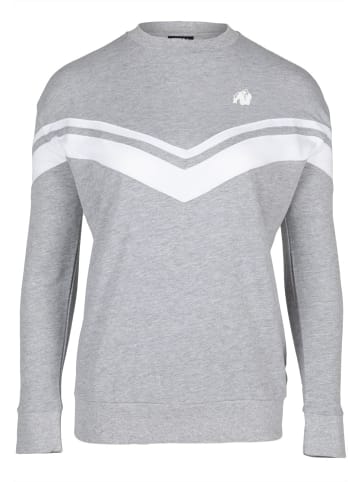 Gorilla Wear Sweatshirt in Übergröße - Hailey - Grau Meliert