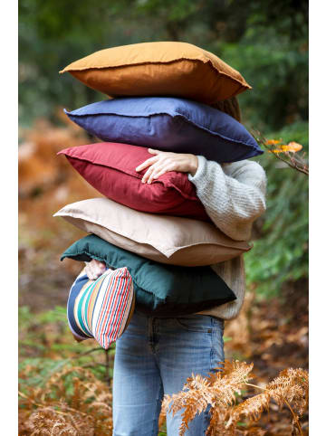 JACK Dekokissen 45x45cm Baumwolle inkl. Füllung Einfarbig in Hellgrau