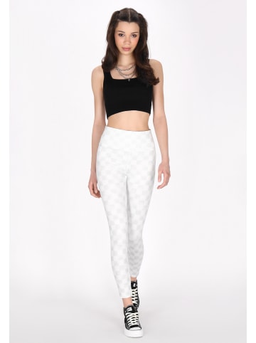 myMo ROCKS Women Leggings in white grey