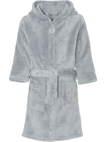 Playshoes Bademantel "Fleece-Bademantel uni" in Grau