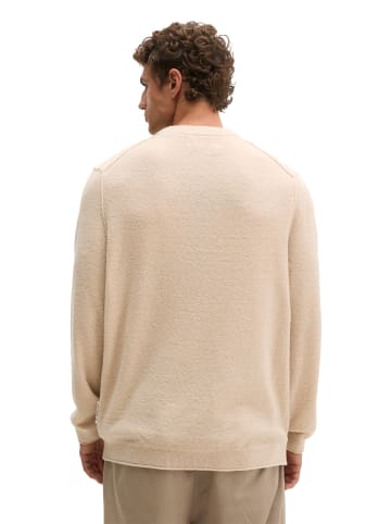 Marc O'Polo Bouclé-Pullover regular in Linen Beige
