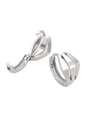 faina Women Huggie Earrings in Silver
