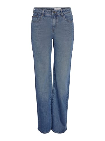 Noisy may Straight Fit Jeans in Medium Blue Denim1