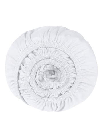 Schiesser Topper Spannbettlaken Flexi in Weiß