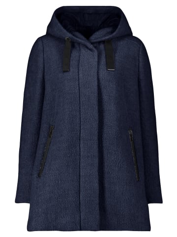 Gil Bret Wolljacke mit Kapuze in Moonlight Blue Melange