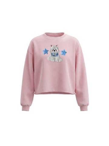myMo Women Sweatshirt in Light Rose