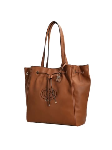 Guess Calebra - Schultertasche 42 cm (black) in cognac