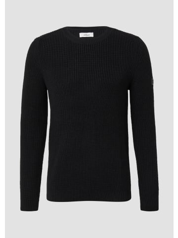 s.Oliver Strickpullover in 9999_schwarz