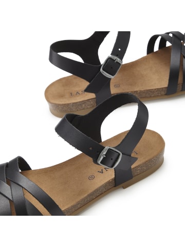 LASCANA Sandale in schwarz