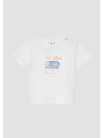s.Oliver T-Shirt kurzarm in Weiß