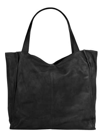 Samantha Look Shopper echt Leder in schwarz
