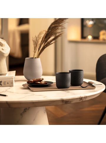 Villeroy & Boch 6er Set Becher Manufacture Collier 290 ml in schwarz