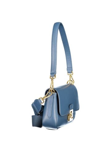 COCCINELLE Blau Handtasche aus Leder