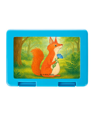 Mr. & Mrs. Panda Bento Box Eichhörnchen Blume Design ohne Spruch in Weiß