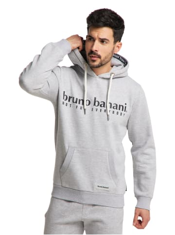 Bruno Banani Hoodie ohne Reißverschluss ALLISON in Hellgrau / Melange