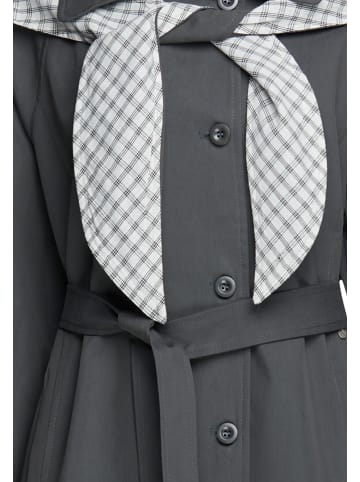 usha BLACK LABEL Women Coat in Grey