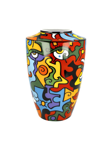 Goebel Vase " Evolution of love II " in Bunt