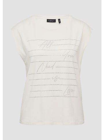 s.Oliver T-Shirt in 02D0_ecru