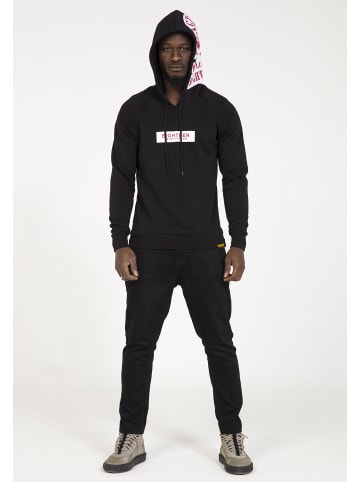 PLUS EIGHTEEN Herren Kapuzenpullover in Schwarz