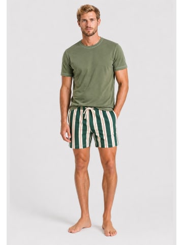 Gassa d’Amante Badeshorts & T-Shirt (2tlg. Set) Riccione in Grün-Weiss-Grün