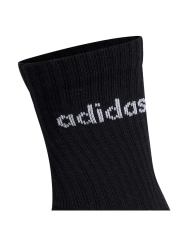 adidas Socken 6er Pack in Schwarz/Grau/Weiß