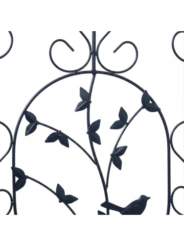 relaxdays 2 x Rankhilfe in Schwarz - (B)35 x (H)116 cm