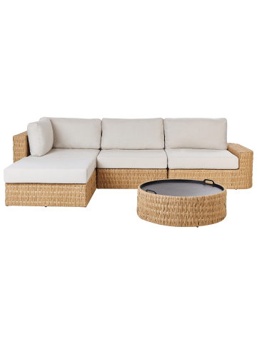 Beliani 2-tlg Lounge Set OLIVERI in Beige