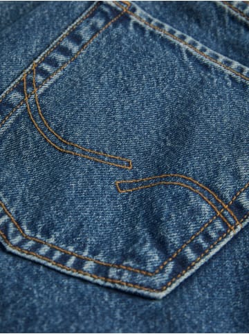 JACK & JONES Junior Relaxed Fit Jeans Hohe Taille Jjichris in blue denim