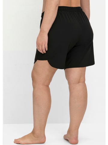 sheego Badehose in schwarz
