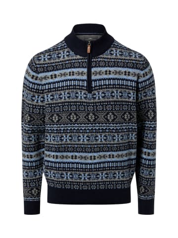 FYNCH-HATTON Pullover in marine hellblau - 0001