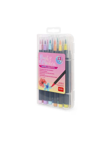 LEGAMI Legami Pinselstifte 12er Set - BRUSH MARKERS - PASTEL COLOURS
