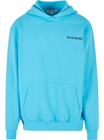 9N1M SENSE Kapuzenpullover in aqua