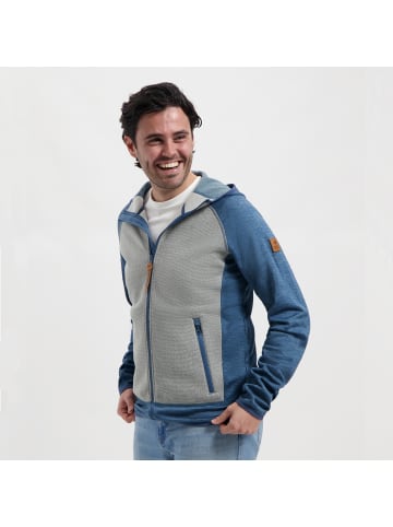 MGO leisure wear Cody Cardigan in Blau