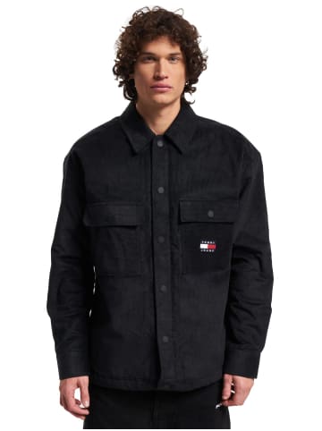 TOMMY JEANS Flannel Hemd in black