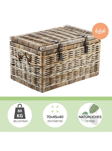 kobolo Truhe COMPARTTRUNK in Grau