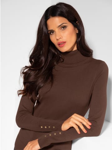 Heine Rollkragen-Pullover in schoko