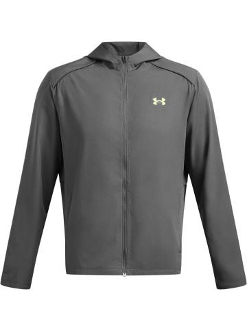 Under Armour Softshelljacke "Ua Launch Hooded Jacket" in Grau