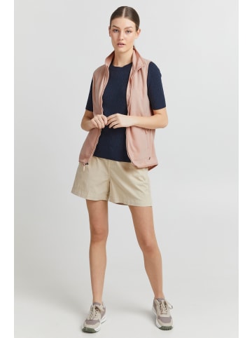 Oxmo Fleeceweste Ragnara in Rosa