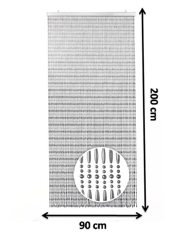 kobolo Vorhang DROPS200 in Grau
