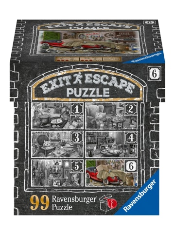 Ravensburger Ravensburger EXIT Puzzle 16882 - Im Gutshaus Garage - 99 Teile Puzzle für...