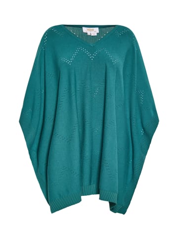 usha FESTIVAL Damen Poncho in Flaschengrün