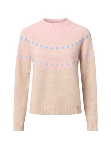 Marie Lund Strickpullover in beige rosa - 0005